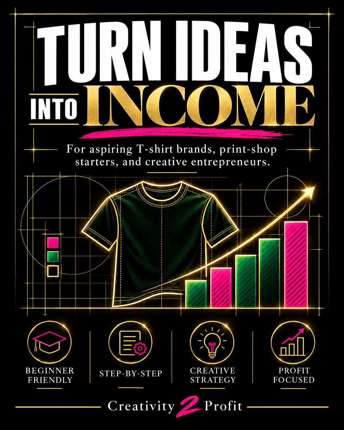 Creativity to Profit: The T-Shirt Business Blueprint- E-book- Releases November 14th, 2026